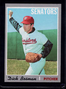 Washington Senators' Dick Bosman pitched historic game in D.C. - Federal  Baseball